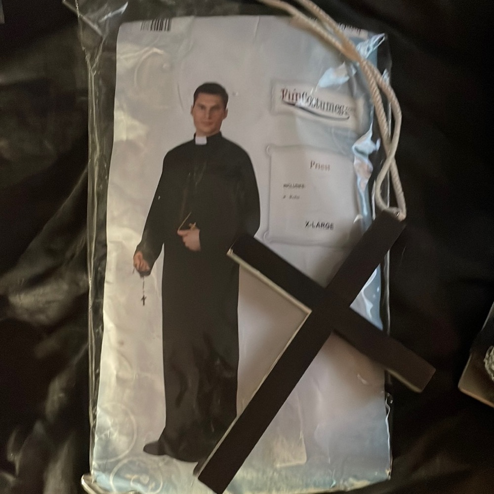 Priest costume with cross